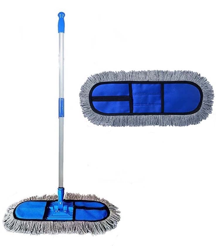 Marian® Wet and Dry Cotton pad Flat Floor Mop with 4 Feet Handle| Home | Office | Hotels | Hospitals | with Extra 1 Refill (15 INCH) (B0BTXHQ43G) Amazon Price History, Amazon Price Tracker