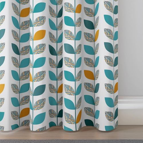 Image of Wakefit Window Curtains 5 feet Set of 1, Blocks Upto 70% of Light, Curtains 5 feet, Curtains for Window, Curtains for Living Room, Polyester Printed Curtains, Decoration Items for Home Decor (Alwin)