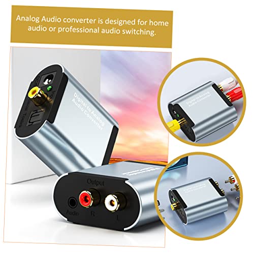 Convertidor Digital Analógico de Audio para Conectar TV Moderna a Altavoces 5