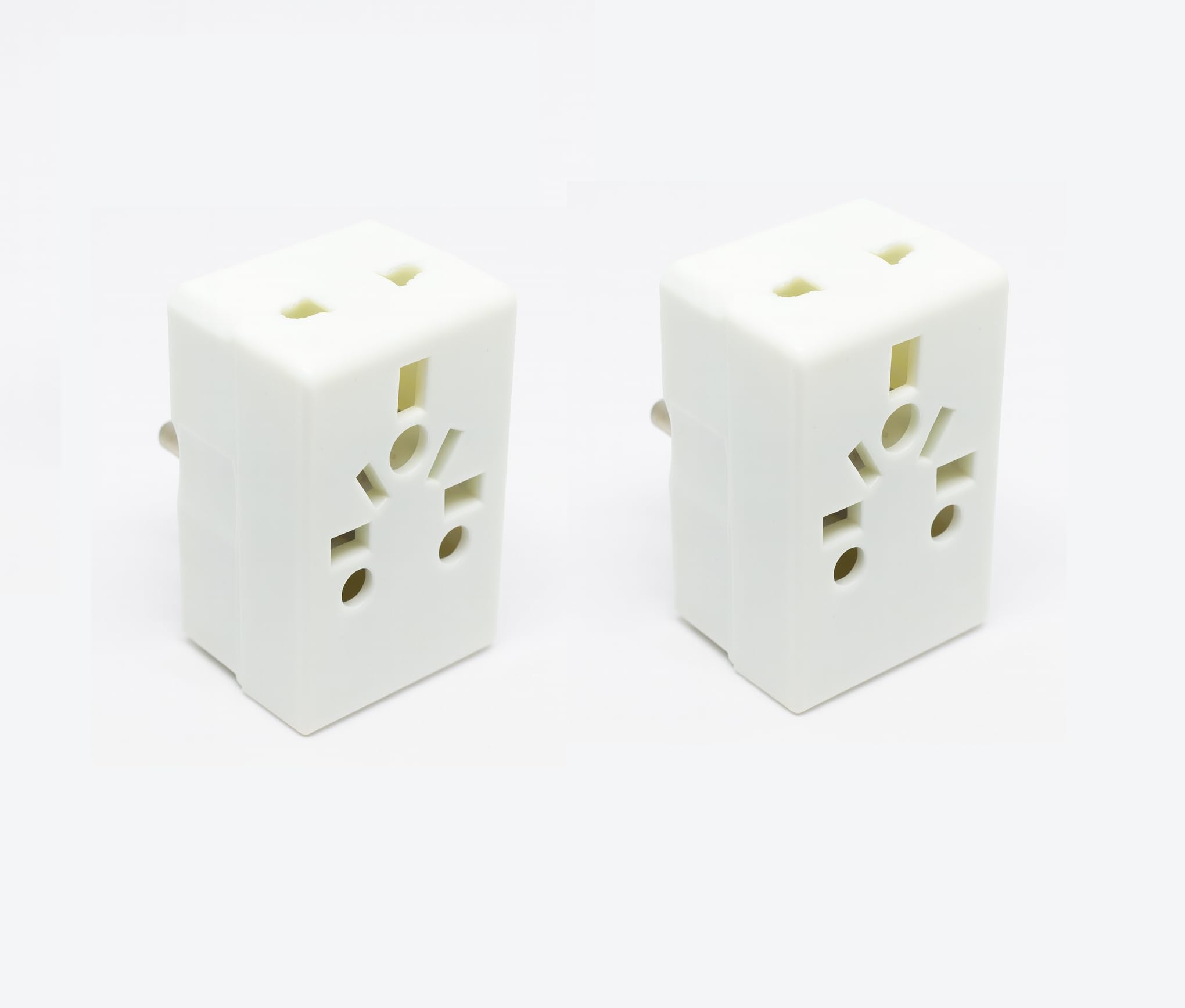 karthi7oct store Multi Plug Adapter Sockets (Pack of 2) – Universal Mini Multi Plug Adapter | 3 Pin Plug & 2 Pin Socket | Compact Travel Plug Extension for Home, Office & Outdoor Use-picture-29