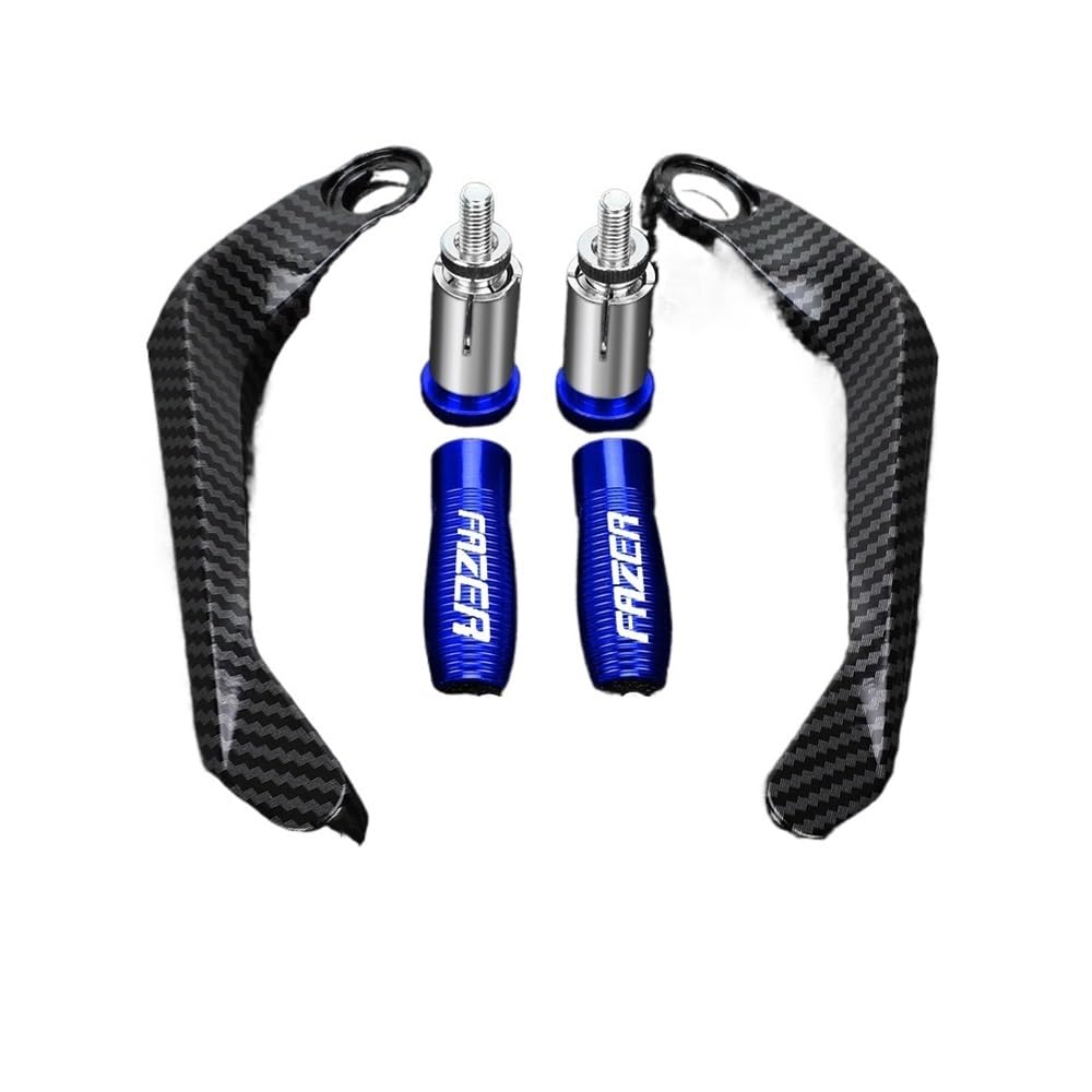 Dkicbnj Blue With Logo For Fz6 Fz1 Fz8 Fzs Fz1n Fz1s Fz6s Fz8n Motorcycle Handlebar Brake Clutch Lever Hand Guard Protector Kit Handlebar Brake Clutch Lever Guard