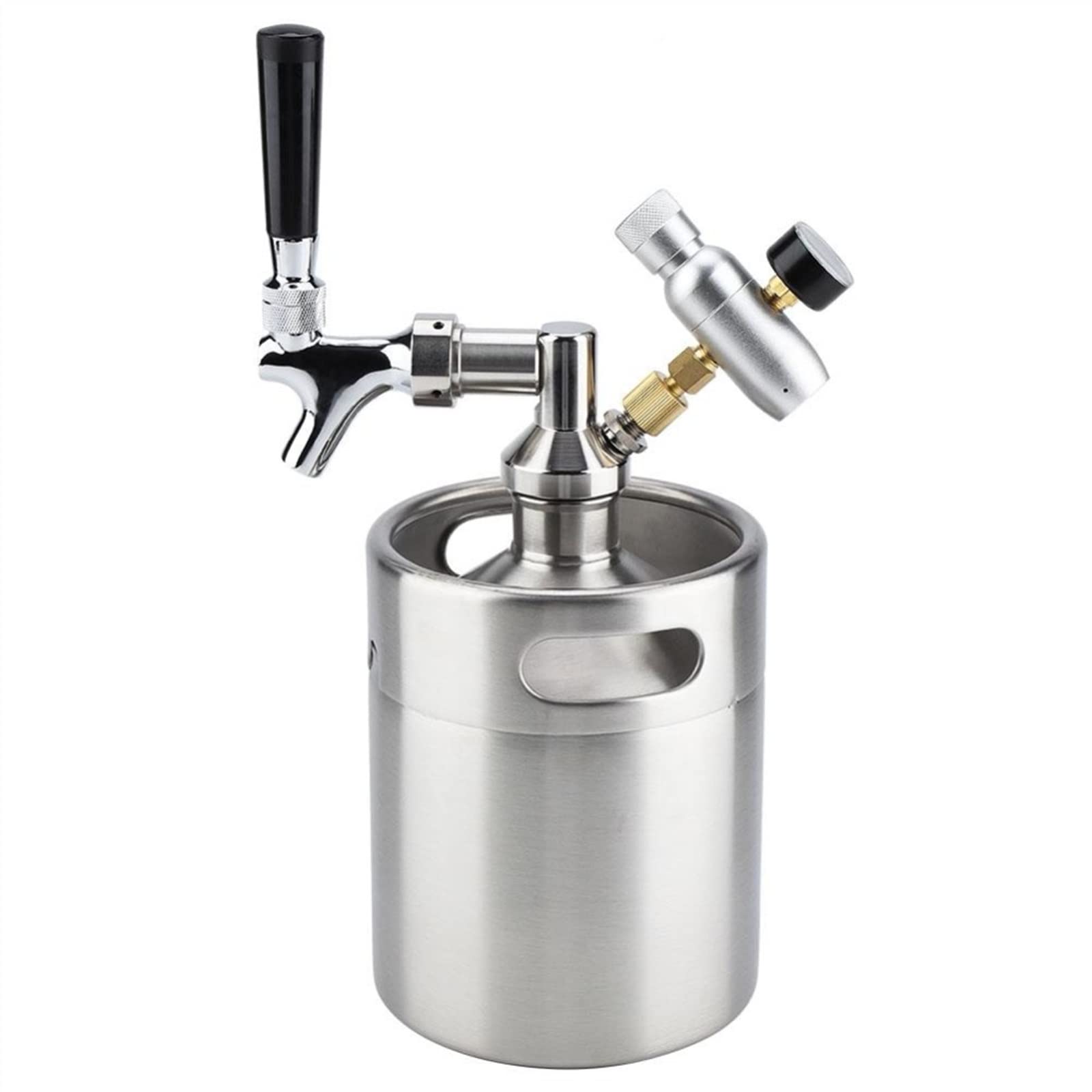Beczka na piwo 2-litrowy kran pod ciśnieniem Domowe piwowarstwo Dozownik piwa Growler Mini Beer Keg System Domowe Piwowarstwo