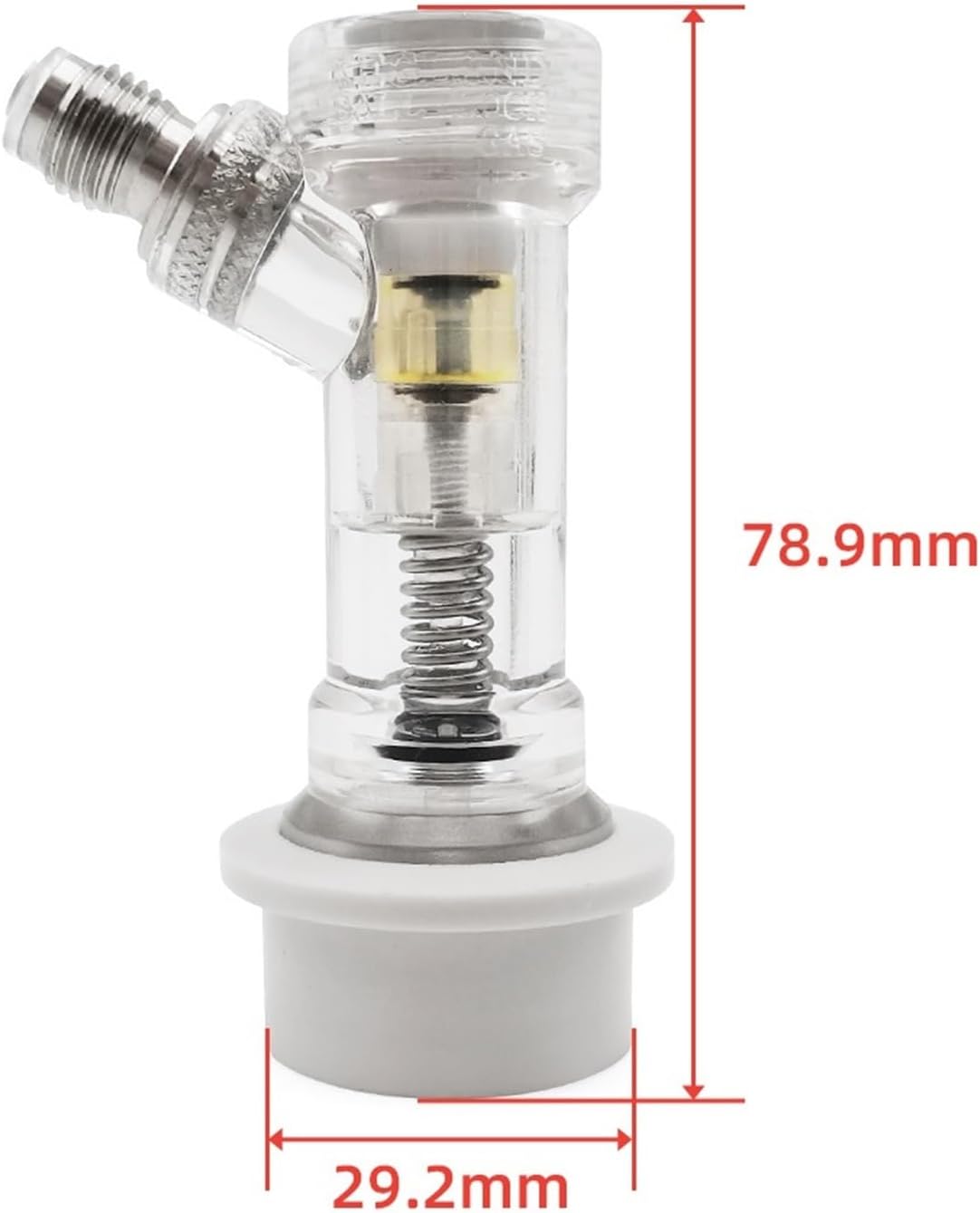 Craft beer barb joint Keg barrel threaded joint air intake quick joint anti-backflow