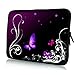 Price comparison product image PEDEA Tablet Bag Case Design Sleeve for 10.1 inch, Purple Butterfly