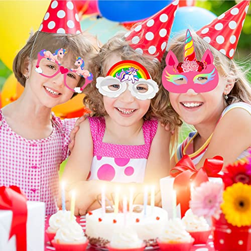 Party Propz Animal Eye Mask - Jungle Theme Birthday Decoration for Kids | Face Masks for Boys and Girls