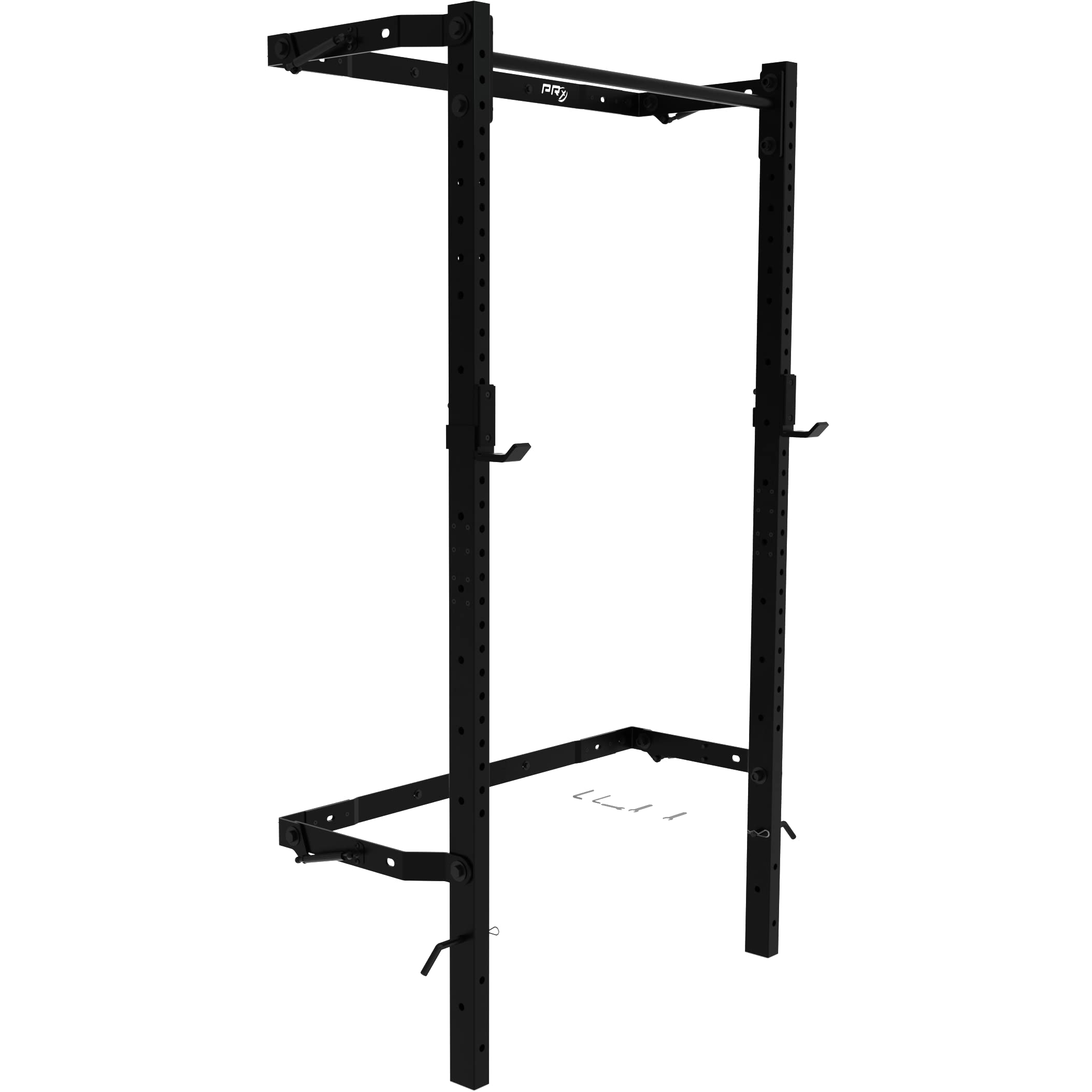 Murphy Fold Up Squat Rack with Pull Up Bar Folding Wall Mounted Space