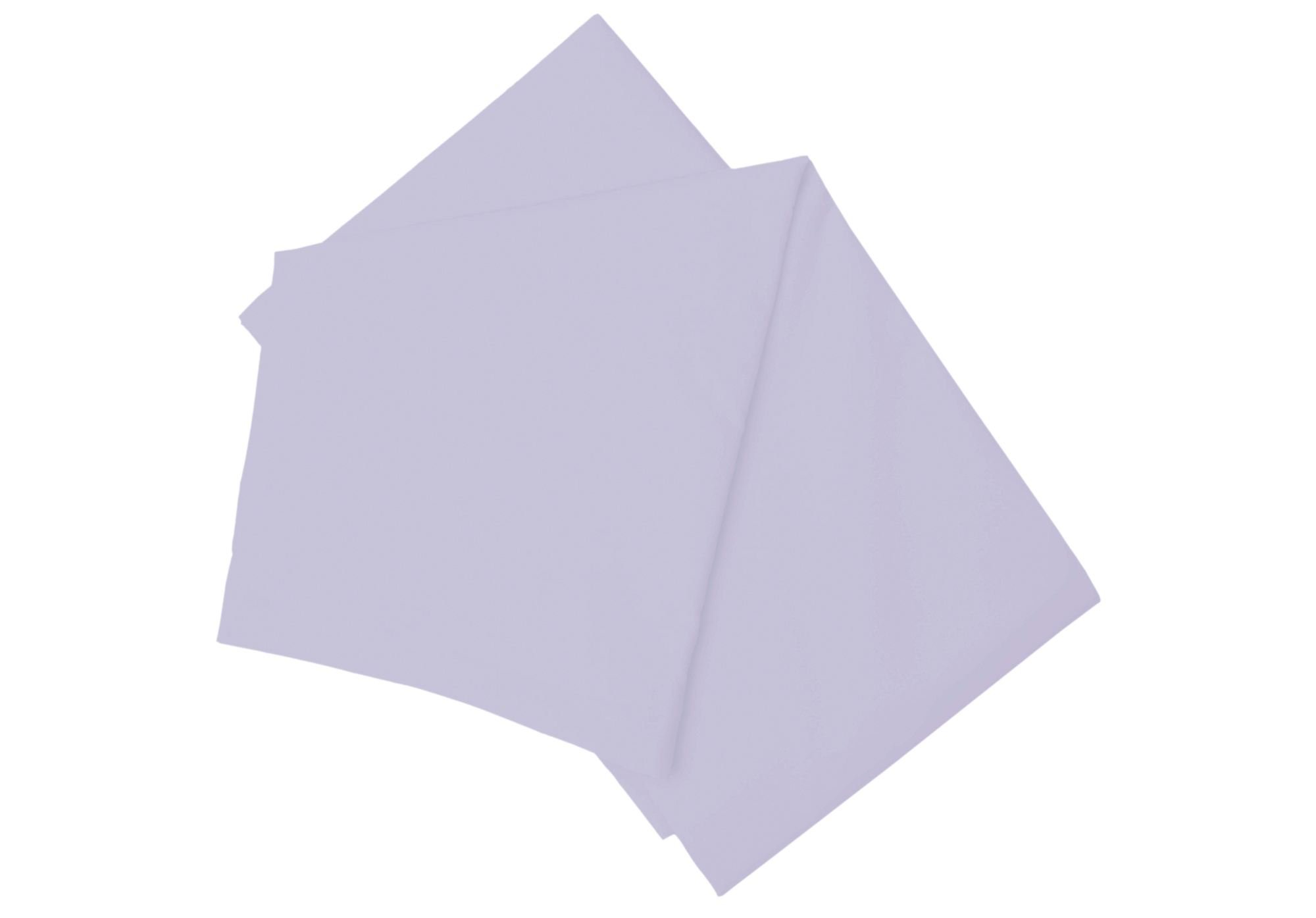 Belledorm Purple Flat Sheet, 200 Thread Count Percale (Single, Heather)