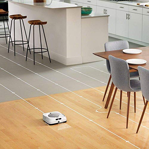 iRobot Braava m6 (m6134) Wischroboter mit WLAN, Präzisions-Sprühstrahl und erweiterter Navigation, Zeitplanreinigung, lernt und passt sich Ihrem Zuhause an, Nass- und Trockenwischen, App-Steuerung - 3