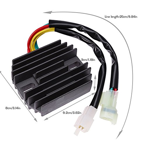 3402-682 Voltage Regulator Rectifier 12V Replacement For Arctic Cat 500 Atv 2000-2008 Arctic Cat 400 2003-2008 Arctic Cat 375 2002 #TOP1
