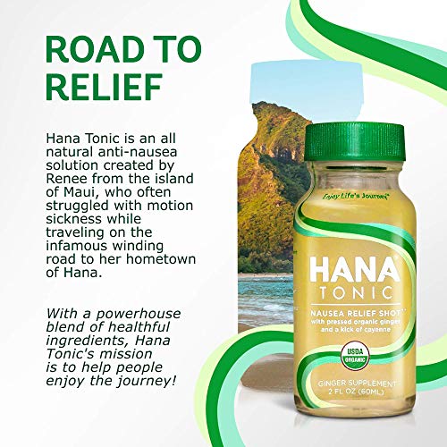 Hana Tonic - Zesty Ginger Shot - Experience The Delightful Blend Of Organic Ginger, Lemon, Pineapple & Cayenne - Wellness Drink - No Refrigeration Needed (2 Fl Oz (Pack Of 2)) #TOP6