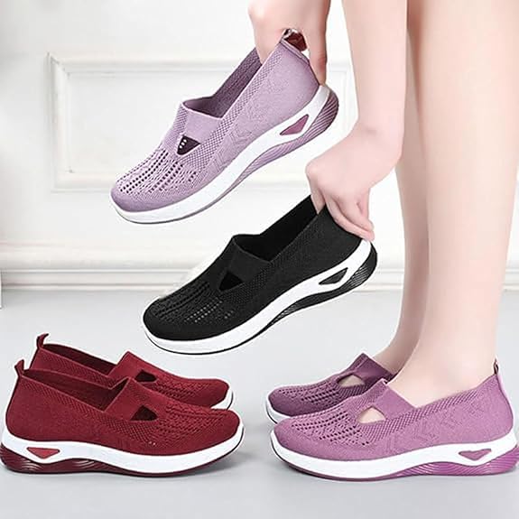 Inspireuplift Shoes for Women, Inspire Uplift Womens Shoes, Breathable Lightweight Stretchy Knitted Sneakers3