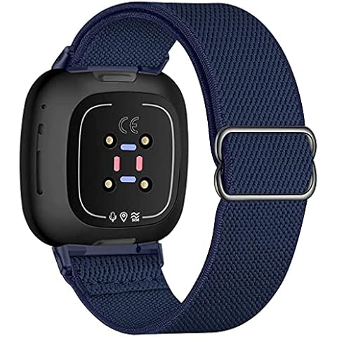 Correa de nailon para Fitbit Versa 4/3/Sense Cover