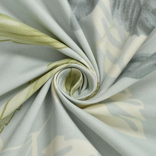 Image of 108x108 Inches Printed Cotton King Size Bedsheet with 2 Pillow Covers | Soft & Breathable Fabric Double Bed Sheet for Bedroom Decor (Blue, 108 x 108 King Size)