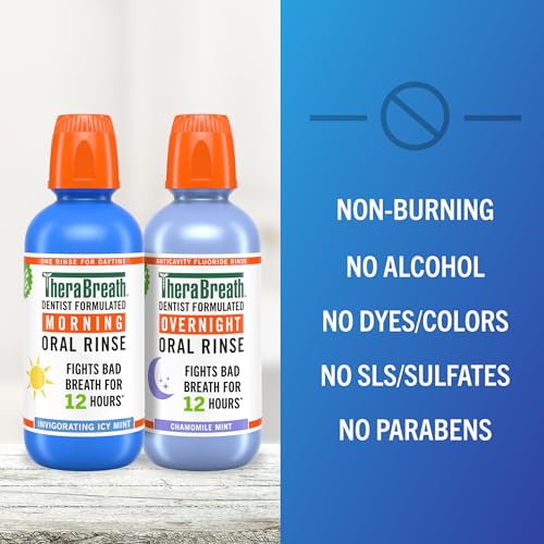TheraBreath AM + PM Mouthwash Bundle, 16 fl oz, 2-Pack - image 6