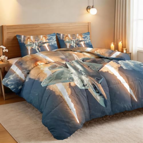 Colcha reversible gris azul de 200x200 cm edredón suave transpirable lavable 4