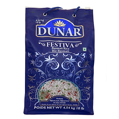 Dunar Festiva Pusa Basmati Rice, 10 Lb