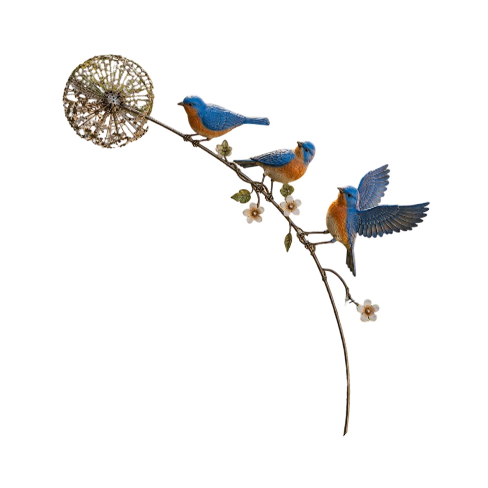 Decorative Metal Bird Garden Ornament Stake for Yard Borders, Outdoor Greenery Displays, and Flower Bed Styling Bird Garden Stake Metal Yard Ornament Flower Bed Decor Border Accent Outdoor Decoration