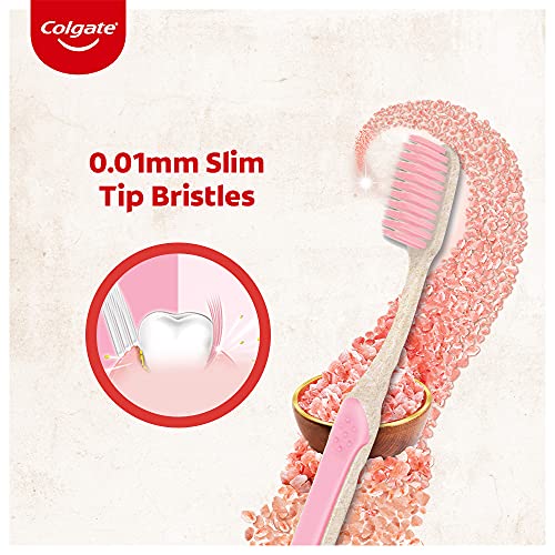 Image of Colgate Strong Teeth Cavity Protection Toothpaste, 500gm and Colgate Slim Soft Turmeric Toothbrush and Slim Soft Himalayan Salt Toothbrush (Pack of 6)