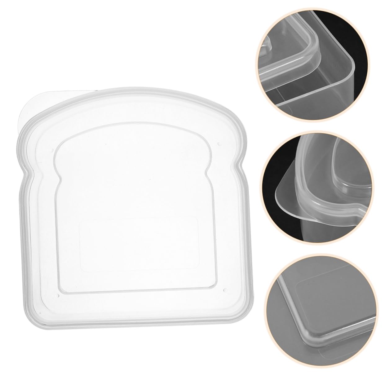 Garneck 5 Set Di Contenitori Ermetici Per Pane Sandwich Contenitori Riutilizzabili Per Sandwich Per Adulti Compatti E Portatili Per Esterni 2 Pezzi * 5