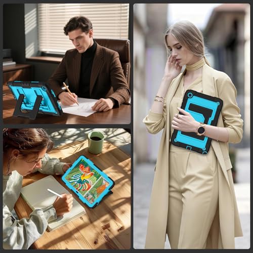 Image of for Samsung Galaxy Tab A11+ /A9+ 11 Inch Galaxy A11 Plus Case | Heavy Duty Shockproof High-Impact Protective Cover for Samsung Galaxy A11+ Case Samsung A11 /A9 Plus Tablet Cases,Black Blue