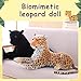 DHXSTSM Giant Cheetah Stuffed Animal - Cheetah Plush Toy 27 Inch (Excluding Tail) - Large Leopard Stuffed Animal - Leopard Plush Toy