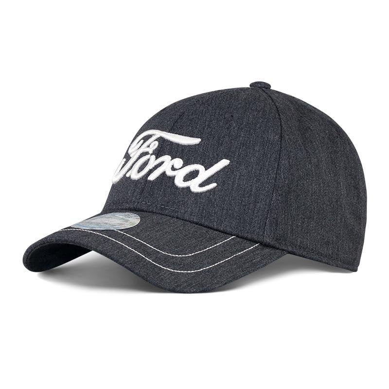 Ford Logo Basic rPET Baseball Cap Grau verstellbar