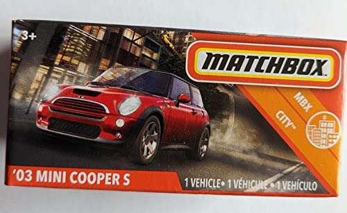 Matchbox Mini Cooper S 2003 a escala 1:64 miniatura 1