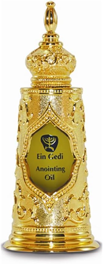 Gold Torah Scroll ‘Light of Jerusalem’ Anointing Oil from Israel
