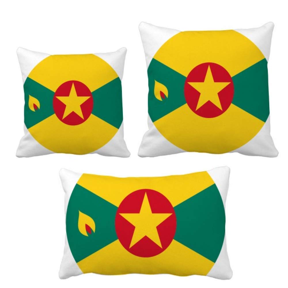 Housse de coussin Grenada : emblème national de la Grenade pour décoration