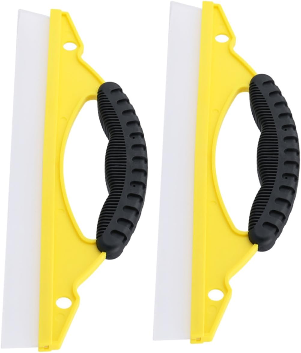 Gatuida 4sets Ergonomic Handle Design Window Squeegee Shower Glass Door Squeegee Home Glass Door Cleaner for Window Cleaning 2pcs*4