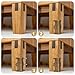 4 Pcs Baseboard Corner Protectors,Vintage Metal Skirting Board Corner Protectors for File Boxes,Bookshelves,Wooden Cases,Jewel Cases Decorative (Bronze)
