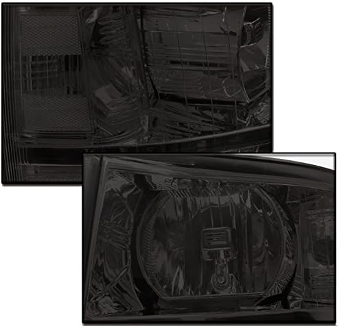 For 2007-2013 Chevy Silverado Crystal Headlights - Smoke