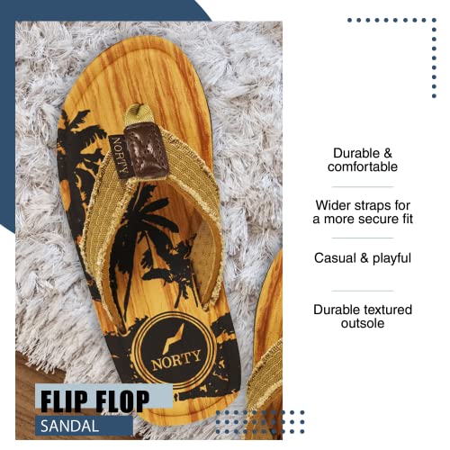 NORTY Boys' Flip-Flops for Beach, Pool, and Everyday Use – Runs One Size Small4