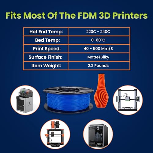 Image of 3D-Fuel 3D Filament, Easy to Print and Works with Most 3D Printer Brands
