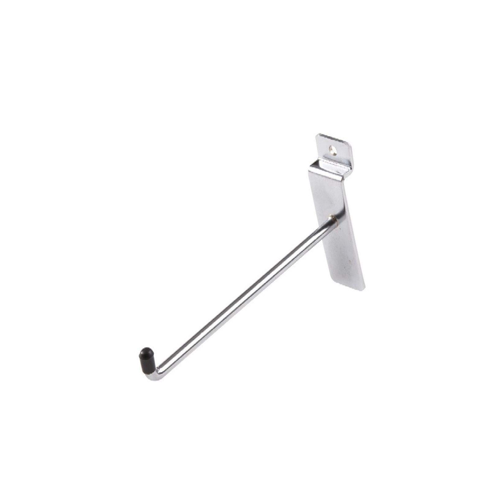 50x Slatwall Heavy Duty Hooks Accessory Single Prong Shop Slatboard Display(6 Inch)