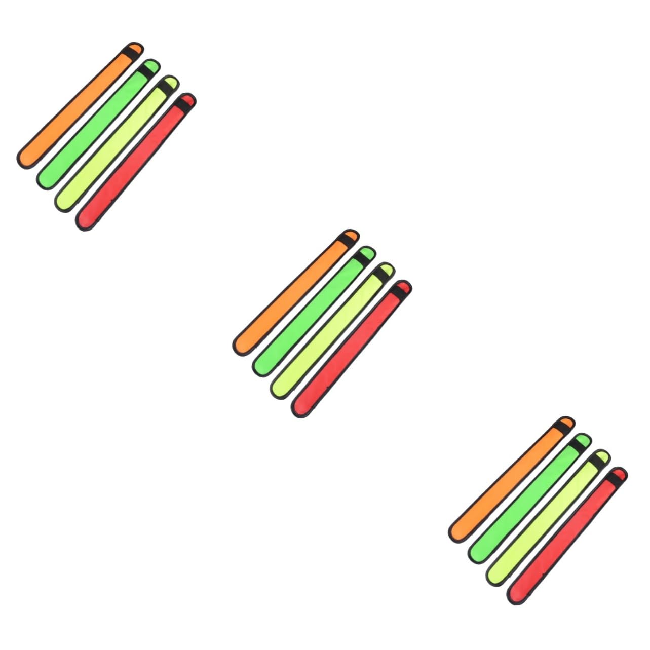 UPKOCH Bracelets LED De Lot de Vert Orange pour Course Activités Extérieur