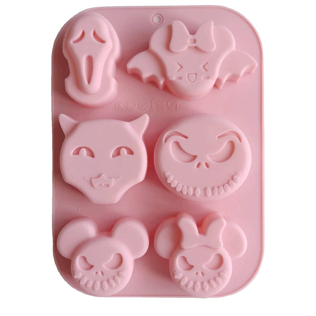 Xinsheinelry Halloween Silicone Baking Mold Muffin Perfect for Making Cake Chocolate for Festival Fondant