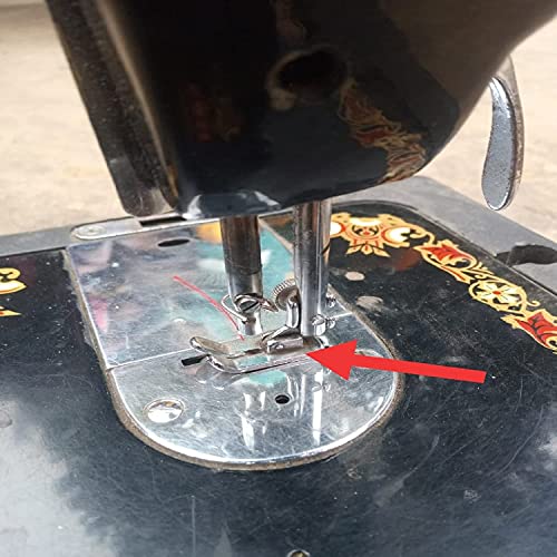 Image of BISMIL Single Foot for Sewing Machine Left and Right P36N P36LN Zipper for Home Sewing Machine Silver Pack of 2