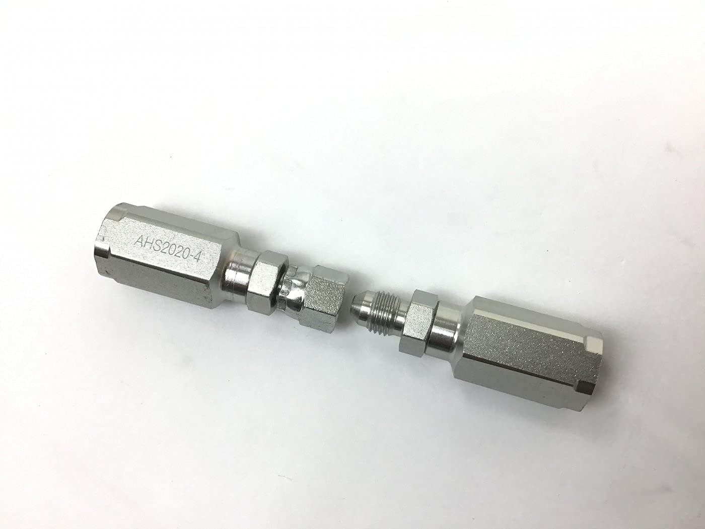 4 Pack 1/4" AutoHauler Supply Reusable Hydraulic Hose Field Repair Kits for 2-Wire Braided Hydraulic Hose (4-Pack, 1/4)