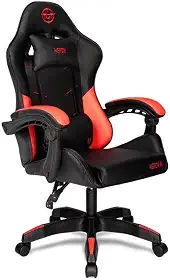 Cadeira Gamer | TGT | Heron M | Estilo Gamer, Encosto Ajustável, Braços 2D | Preto e Vermelho | TGT-HRM-RD02