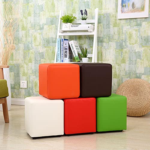 Pouf repose-pieds carré et poufs pour la chambre à coucher 28cm
