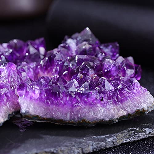 1pc 10-70g 30-50mm Amethyste Geode Naturelle Cristal Naturel Pierre Baguette de quartz Point Energie Guérison Pierre Pierre Rock Rock Home Decor Geode (Color : 10-20) Cover