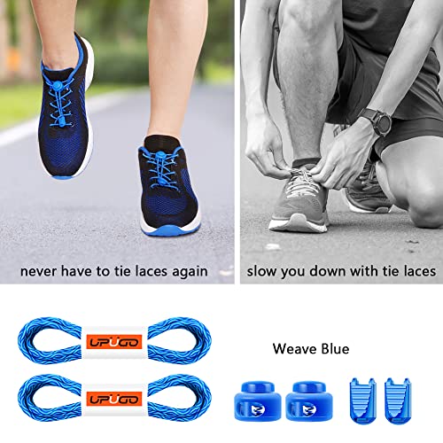 Image of UpUGo Elastic Shoe Laces, No Tie Shoe Laces Tieless for Kids, Adults, Elderly, One Size Fit All