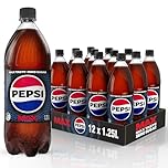 Pepsi Max Zero Sugar Cola Soft Drink, 12 x 1.25L