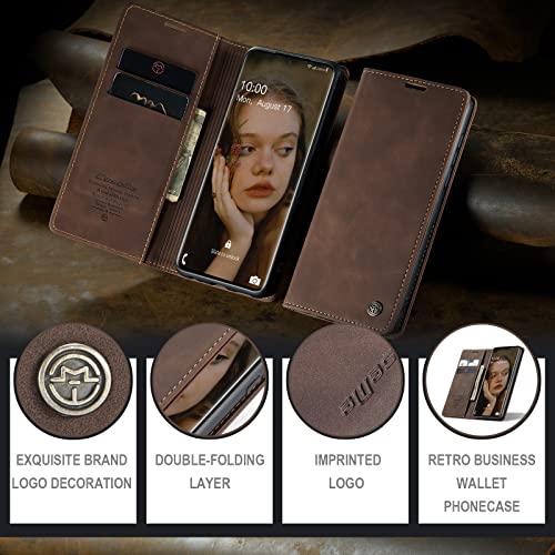 Kowauri Galaxy S20 Fe 5G Case,Leather Wallet Case Classic Design With Card Slot And Magnetic Closure Flip Fold Case For Samsung Galaxy S20 Fan Edition 5G (Coffee) #TOP4