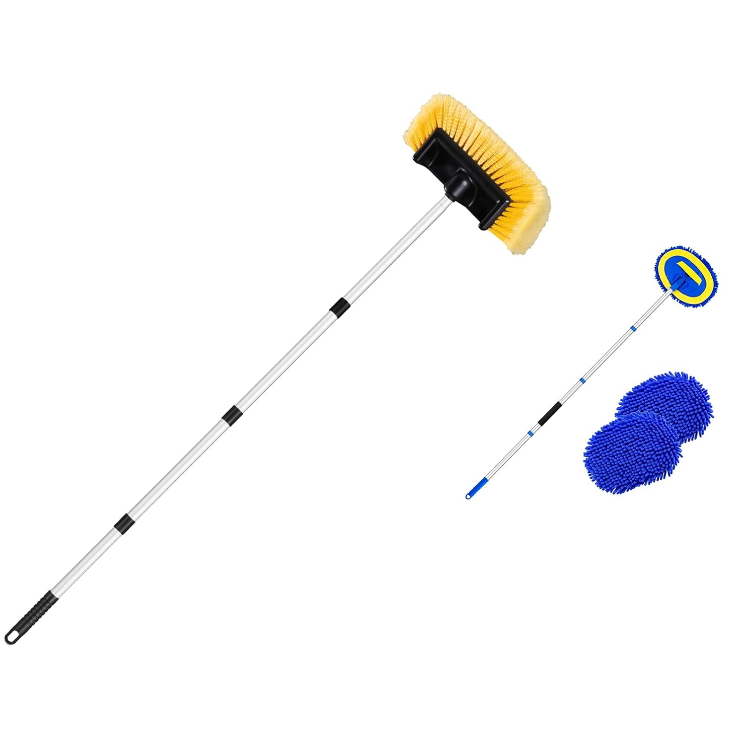 Escova de Lavagem de Carro Ordenado 62″ com Cabo Longo