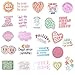100PCS Cute Preppy Stickers Pink Motivational Vinyl Waterproof Stickers for Laptop Bumper Water Bottles Computer Phone Hard Hat Car Inspirational Decals for Adults Women Kids Teen Girls