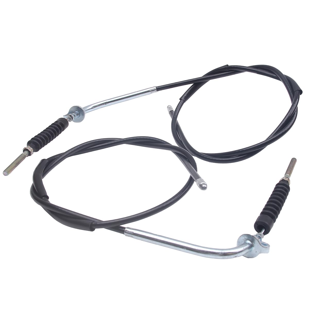 YYlingx Universal Coate Front Drum Brake Cable Black Wire 1.35M