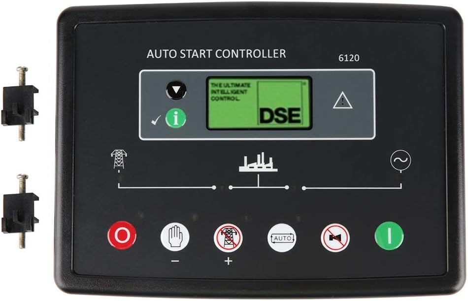 BTIHCEUOT Dse6120 Generator Controller, Black LCD Display