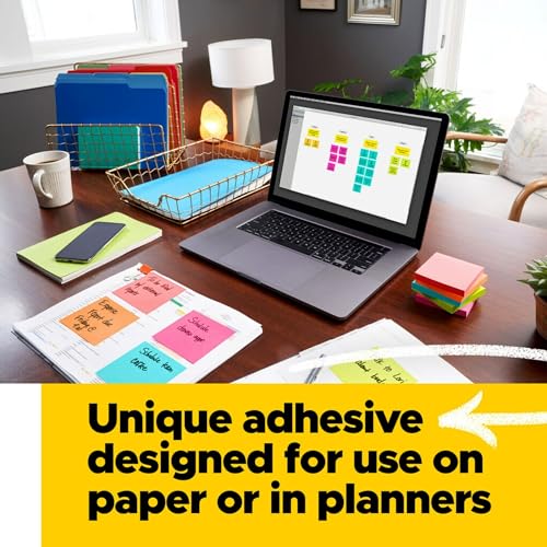 Image of Post-it Notes, 3 x 3 in, Poptimistic Collection, 3 Lined Pads | School Supplies and Office Products